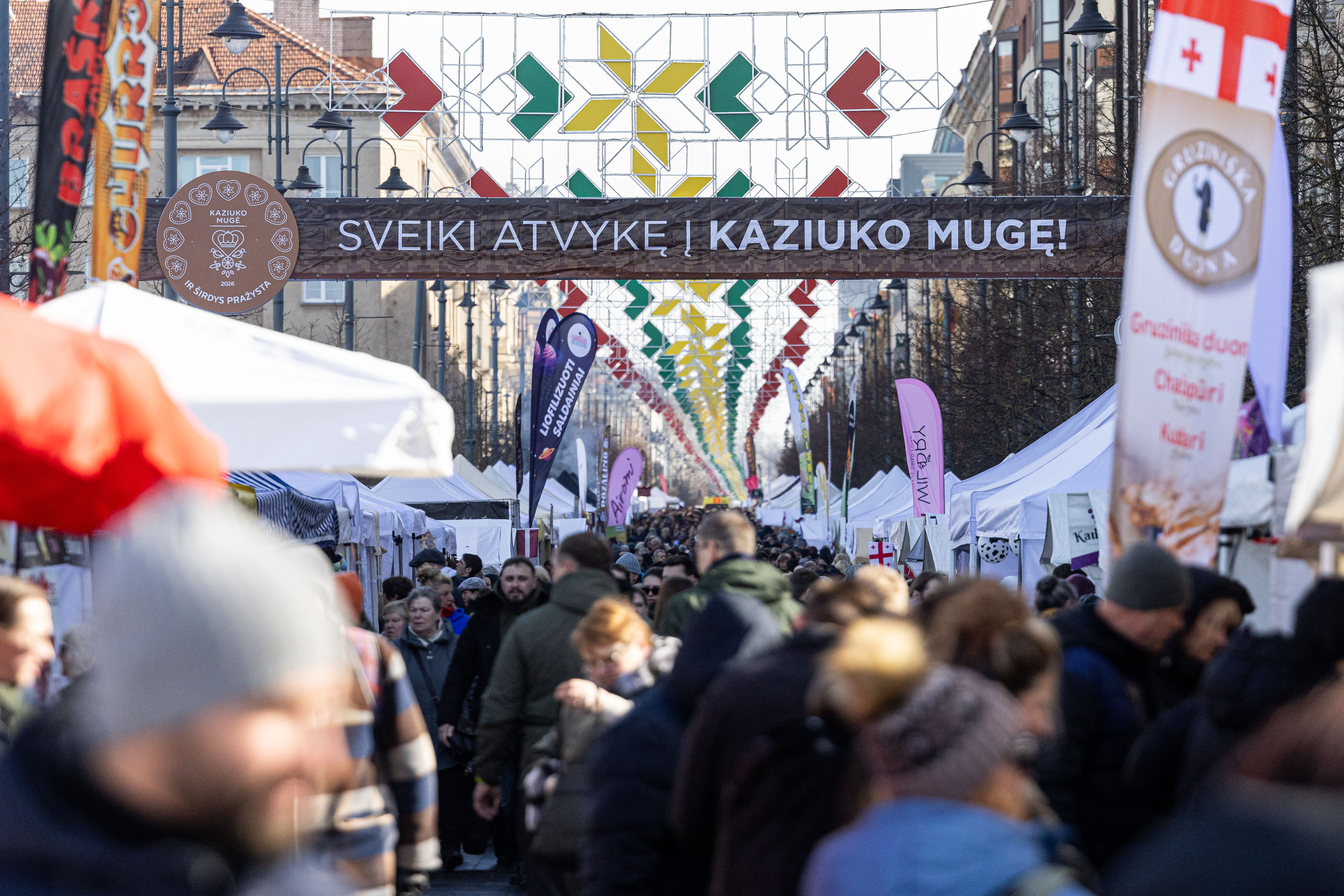 Tiesiogiai – iš Vilniuje prasidėjusios Kaziuko mugės