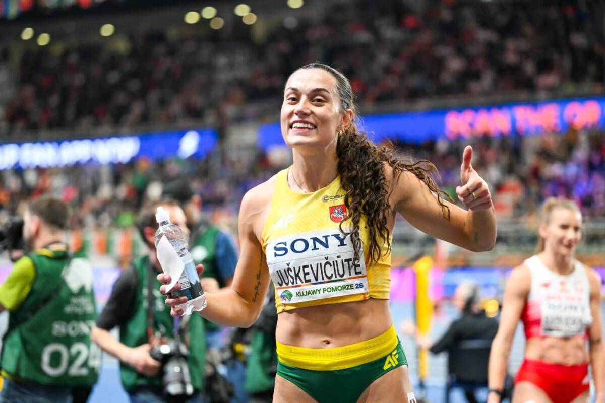 Pasaulio uždarų patalpų čempionate – Juškevičiūtės debiutas ir vos į finalą nepatekusi Galvydytė .