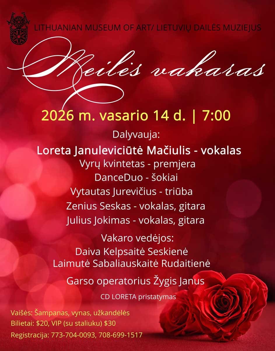 Lietuvių dailės muziejaus meilės vakaras