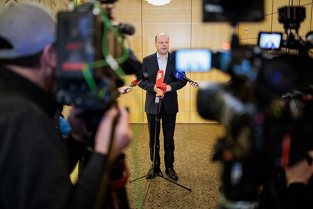 Saulius Skvernelis pranešė, kad lieka prie Demokratų sąjungos „Vardan Lietuvos“ vairo