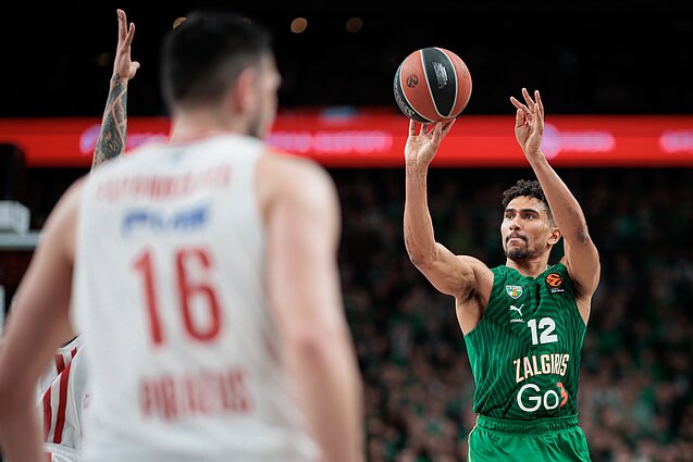 Maodo Lo. Eurolyga: Kauno „Žalgiris“ – Pirėjo „Olympiakos“ | E. Blažio / LRT nuotr.