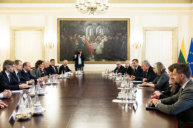 Susitikimas prezidentūroje užsienio politikos ir saugumo klausimams aptarti